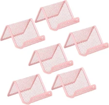 Business Card Holder for Desk Office Desktop Business Card Display Holder Mesh