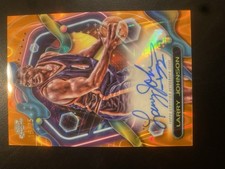 2024 Topps Chrome  Cosmic Orange Larry Johnson Auto