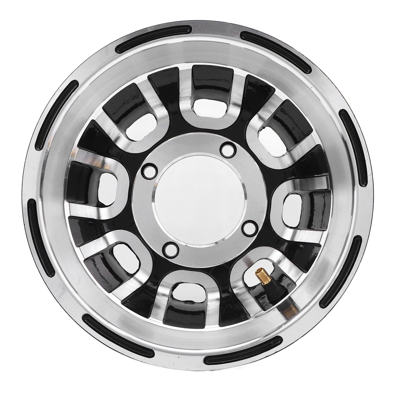 ATV Wheel Rim 8 Inch 4 Hole Aluminum Alloy Stylish Look Enhanced Performance G ;