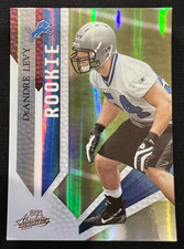 DEANDRE LEVY 2009 Playoff Absolute Memorabilia #134 Rookie Card RC #306/499. rookie card picture