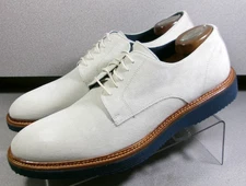 245308 MSi60 MEN SHOE SIZE 11 M BEIGE SUEDE MADE IN ITALY BY JOHNSTON & MURPHY