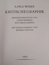 A. Paul Weber Bildband Handzeichnungen Lithographien Deutsch