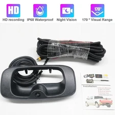 HD Backup Rear View Camera Chevrolet Silverado/GMC Sierra Tailgate Handle Car