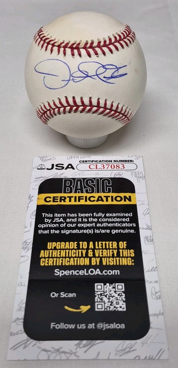 Darnell Coles Signed Rawlings Official American League Baseball JSA COA DET H1