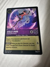 Disney Lorcana Violet Parr Learning New Powers Promo Foil 55/P3 Wild Unknown DLC