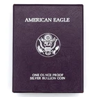1986 $1 Silver American Eagle 1 oz Proof Coin w/ Box & COA First Year US Mint