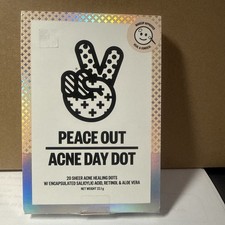 Peace Out Acne Day Dot 20 Sheer Acne Healing Dots, SEALED BOX
