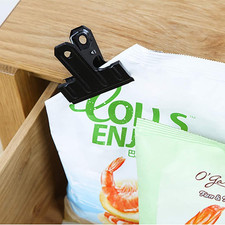 Coideal Black Large Bulldog Clips Thickened, 10 Pack 3 Inch Long Metal Binder &