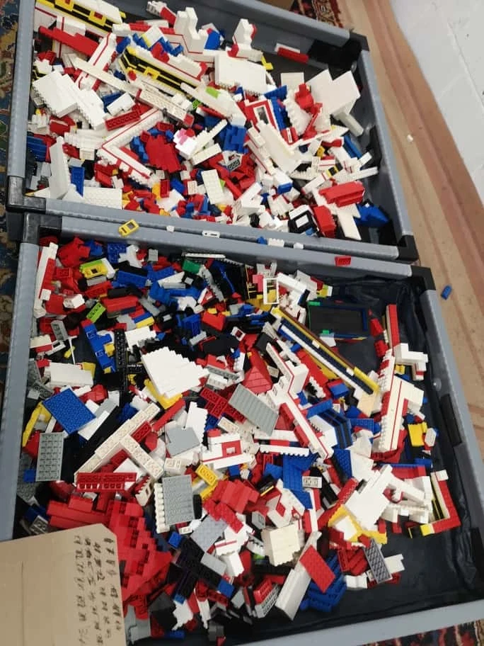 DM. 5666 5 Kg  Lego Steine Klemmbausteine - Classic 1980er Jahre - Bild 3 von 4