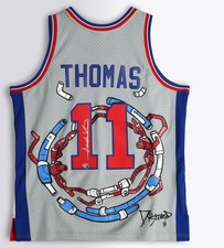 Autographed Isiah Thomas Pistons Jersey Fanatics Authentic COA Item#14528907