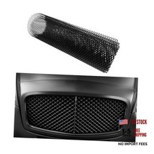 Car Grill Mesh, Heavy Duty Aluminum Alloy Grille Insert Bumper with 4 8 mm