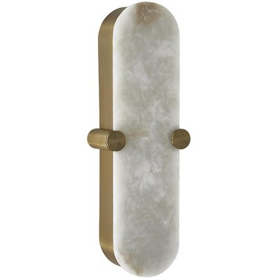 Kalco Lighting 528721WB Lumba Wall Sconce Winter Brass