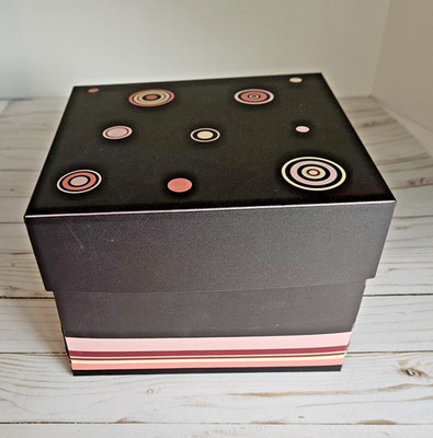 Creative Memories PINK BON BON Mini Power Sort Box w/3 Compartments & Dividers