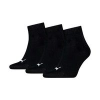 Skarpety Puma Quarter Plain 3Pak Czarne 938589 06 35-38