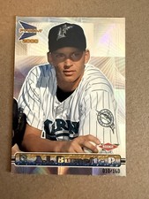 2000 Pacific Prism Holographic Mirror A.J. Burnett #57 Serial #d 10/160 Marlins
