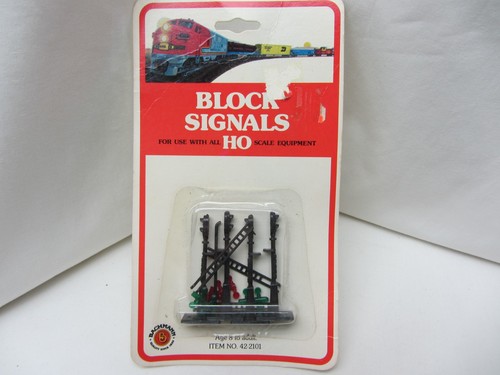 Señales de bloque Bachmann Trains escala HO - Paquete de 4 #42-2101 | Zustand: Used