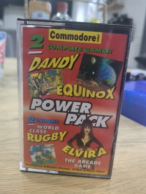 Commodore Format Power Pack 15 - Dandy, Equinox, World Class Rugby, Elvira - C64