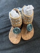 Nuevo Disney Store Moana Disfraz Zapatos Sandalias Princesa Vestir Niñas 4-5