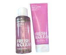 NEW-VICTORIA'S SECRET PINK - Fresh  Clean Body Mist Spray  Lotion