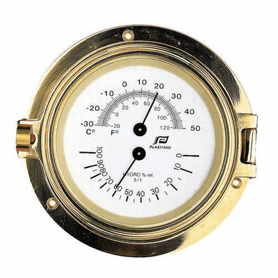 PLASTIMO 4.5 INCH THERMOMETER HYGROMETER 31231