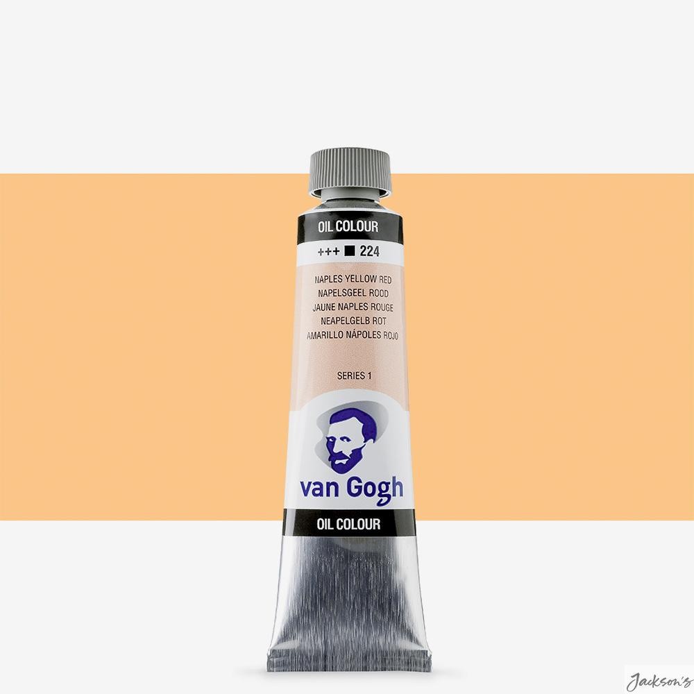 Royal Talens Van Gogh Oil Paint Tube 40ml Naples Yellow Red S1 For Artists