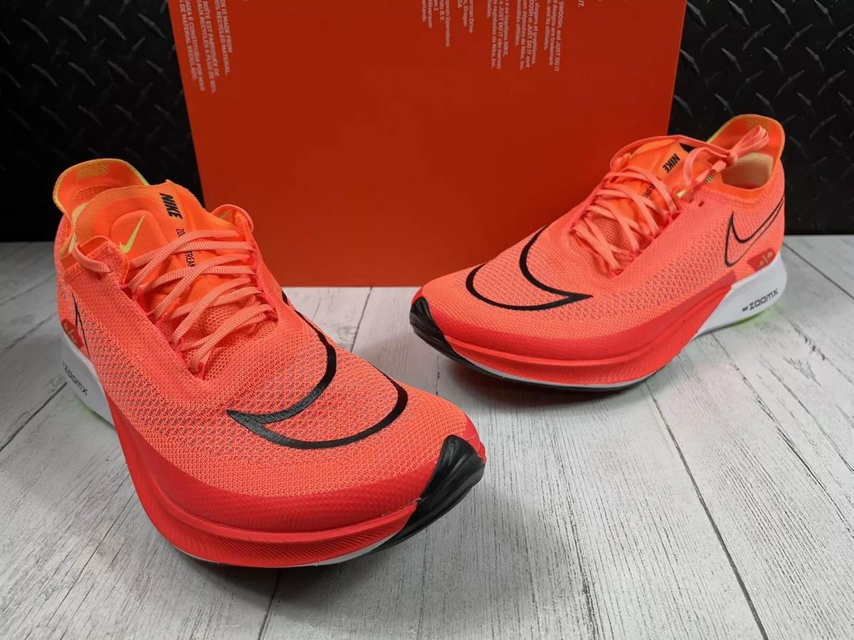 Size 10.5 NEW Nike Zoomx Streakfly Mens Total Orange Black DJ6566