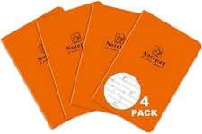 4 Pack All Weather Notepad 5.3X3.6 Inch Waterproof Tearproof Notebook Pocket Siz