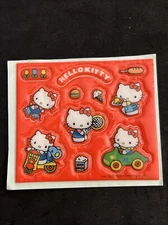 Vintage Sanrio Puffy Mini Soft Seals Stickers - Rare