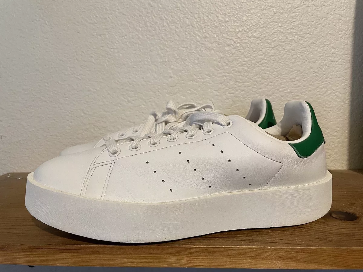 Minero Minero ozono Women's Adidas Stan Smith Bold White Green Size US 10 Platform Sneakers  Shoes | eBay