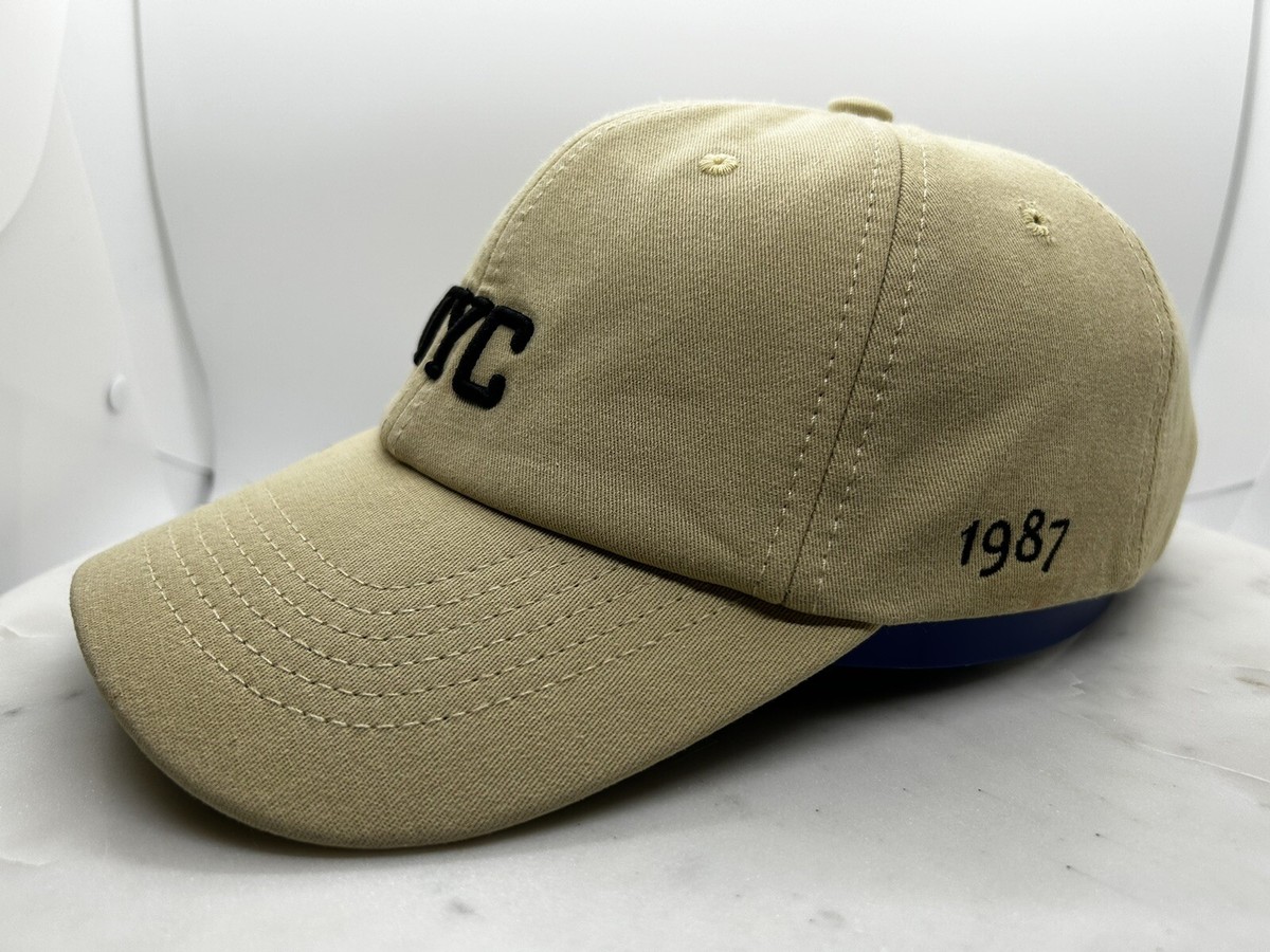 Cotton On Adults Tan Baseball Hat Cap West Bay Original NYC Casual Outdoors Waxed Cotton Hat Made in the USA | Tom Beckbe main image 4