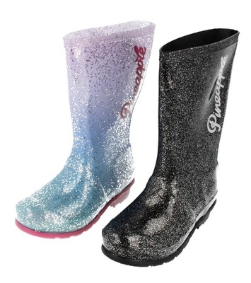 Mädchen Ananas Glitzer Wellingtons: X1R272