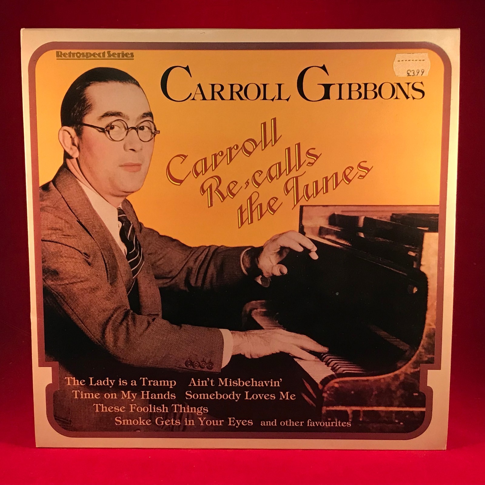 CARROLL GIBBONS Carroll Re-Calls The Tunes 1986 UK vinyl LP The Lady Is A Tramp