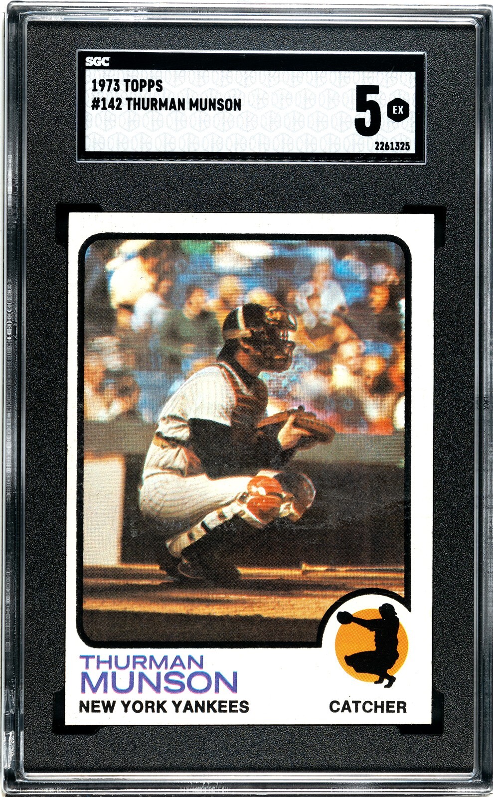1973 Topps Thurman Munson New York Yankees #142 ⭐️💥🎯 SGC Graded 5
