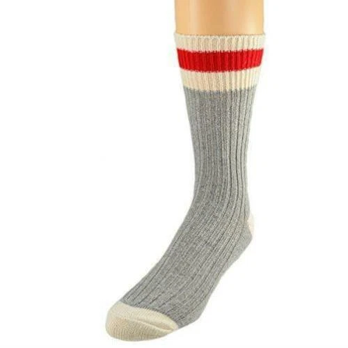 Sierra Socks Men's Combed Cotton Socks with Reinforced Toe, Dressy or Casual