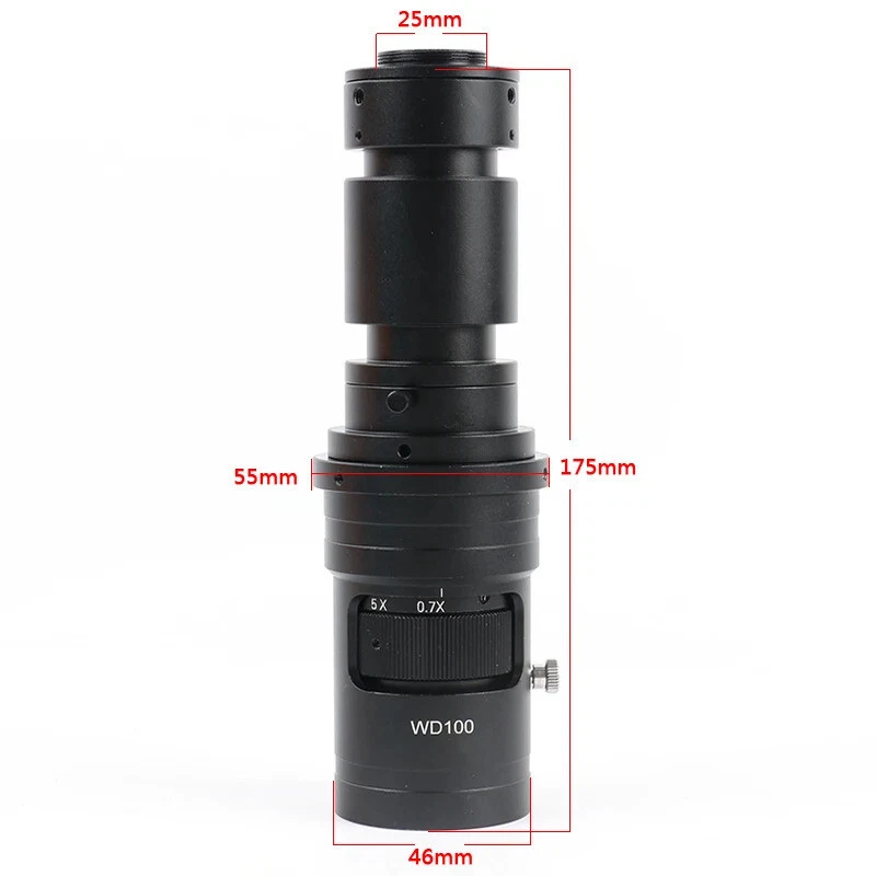 Adjustable Continuous Zoom C Mount Optical Lens For Video Microscope Camera - Image 3 of 4