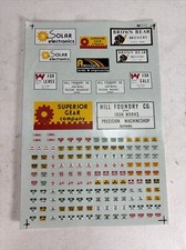 Microscale Decal HO 87-273 Structure Signs-Industrial Decal Sheet Train