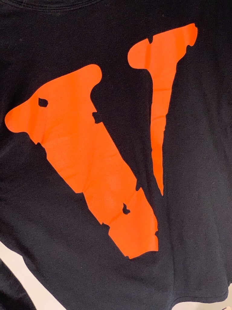 NIKE VLONE ロンT Nike x VLONE Long Sleeve Tee Black Orange Size XXL See