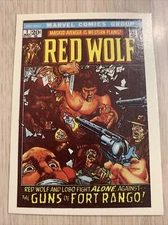 RED WOLF #1  MARVEL SUPERHEROES FIRST ISSUE COVERS CARD NM BEAUTIFUL