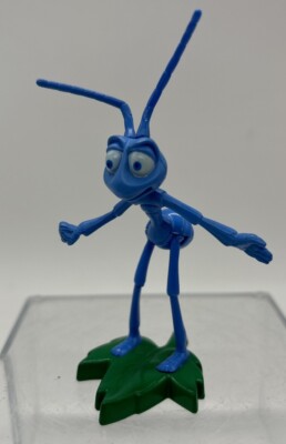1998 FLICK 3'' Diecast Disney Pixar BUGS LIFE Metal Figure / Thinkway Toys