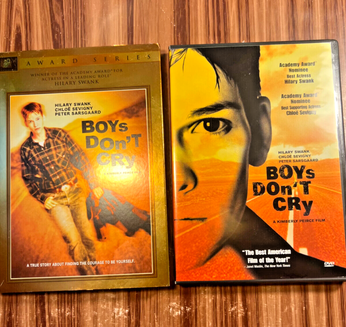 Boys Don't Cry DVD Hilary Swank Kimberly Peirce 1999 Movie Drama Crime  Slipcover