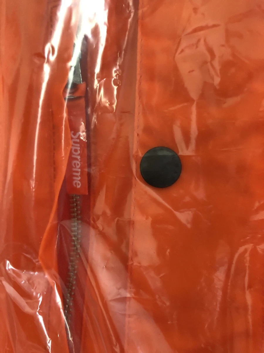 Supreme Barbour Lightweight Waxed Cotton Field Jacket Orange- FAST SHIPPING