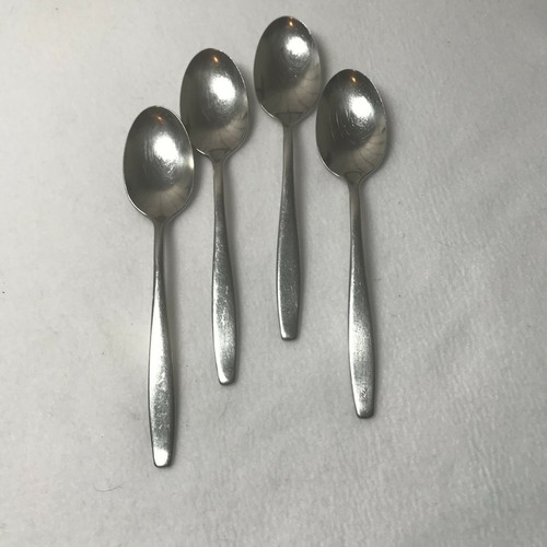 Today International Stainless Deluxe 4 Teaspoons plain flat tip eBay