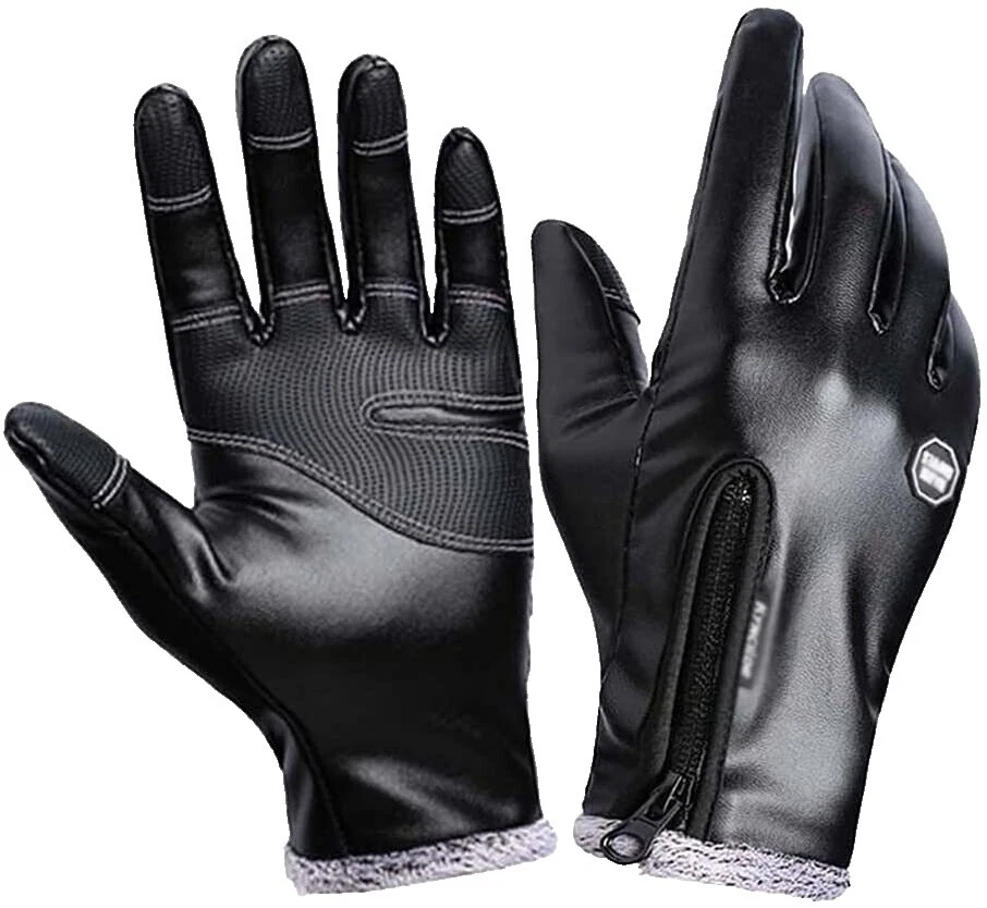 Guantes y mitones para informal de Poliéster Negro para Hombres