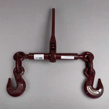 BOXER TOOLS Ratcheting Load Binder 4x4 Vehicles 1/2" x 5/8", Dark Red LB02-1258