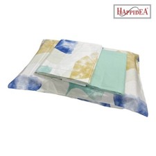 Completo Lenzuola Happidea Lenzuola Matrimoniale Niva Verde Made In Italia