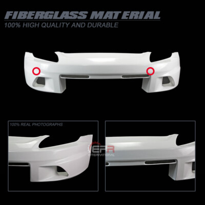 For Honda S2000 AP1 AP2 VTX Style Fiberglass Front Bumper Unpainted Tuning Kit