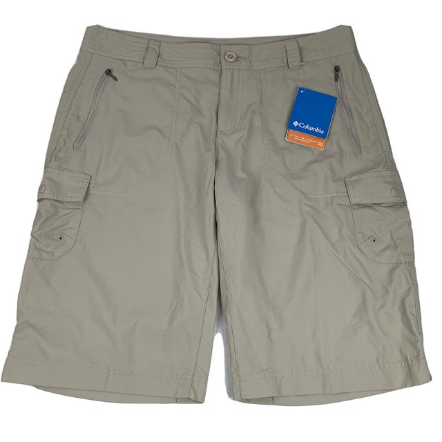Talos Khaki Tan Womens Size 30 Cuffed Hem Cargo Shorts eBay