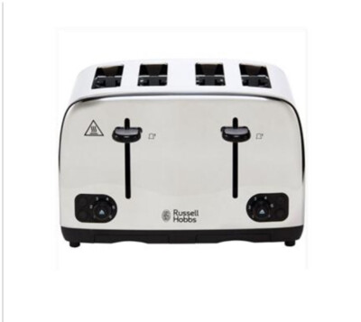 Russell Hobbs Slice Stainless Steel Toaster Adventure Reheat