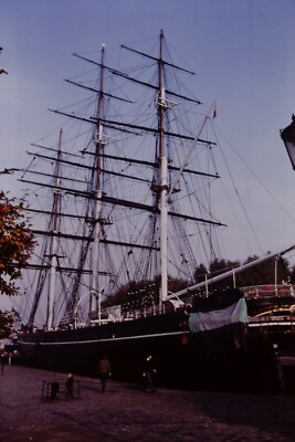 1978 Cutty Sark Greenwich Shipping Ship Boat 35mm Original Slide Ref 149