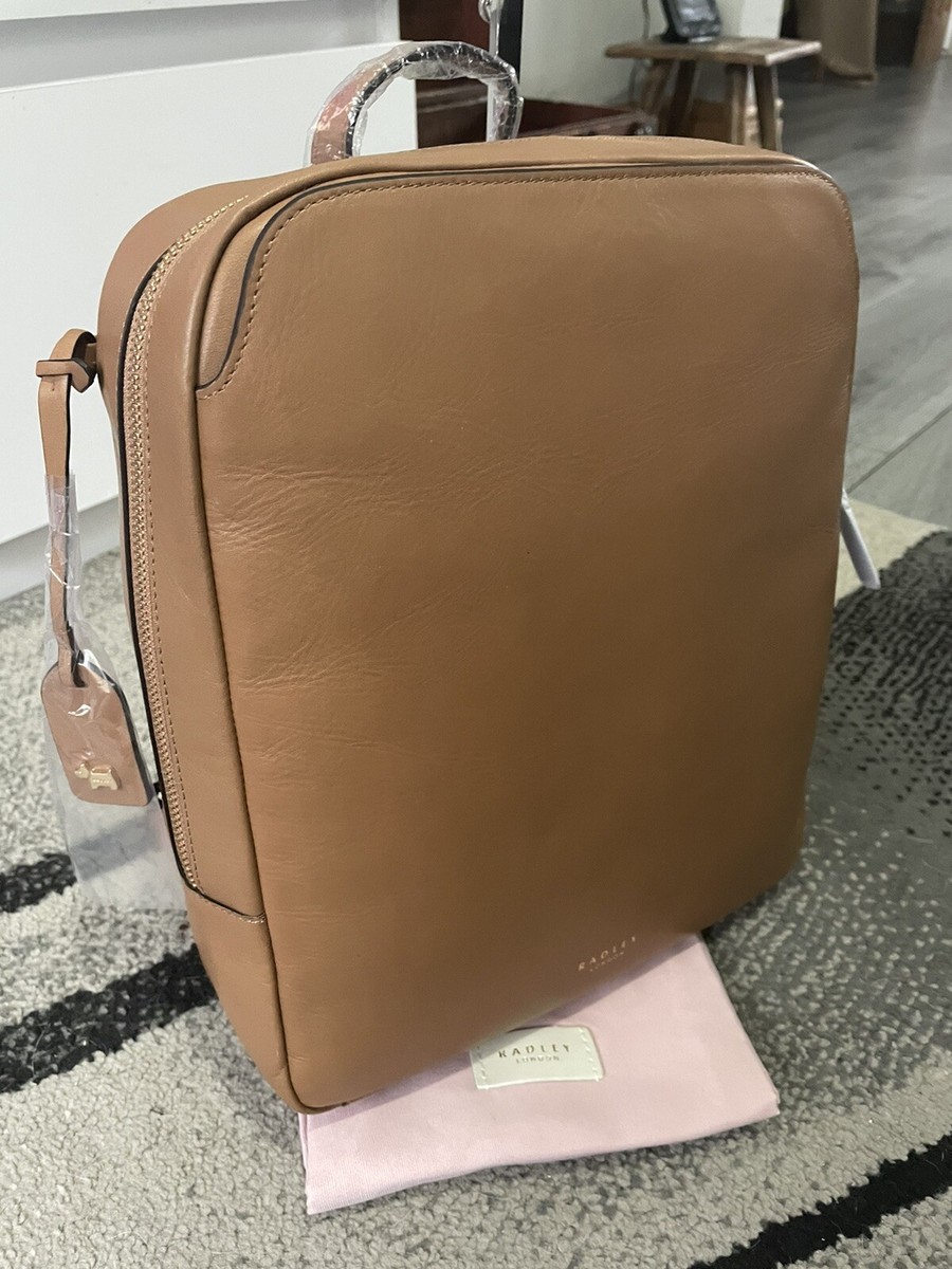 Radley London caramel brown leather Greyfriars Gardens backpack RADLEY LONDON | Bags | Radley London Caramel Brown Leather  main image 2